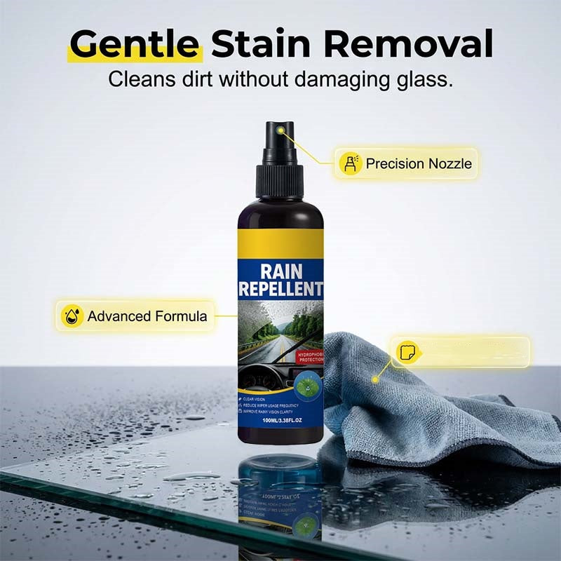 💧 Az eső miatt homályos a szélvédő, a ablaktörlő nem bírja? – Ez a spray segíthet