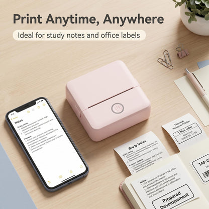 📄 Sürgős dokumentumot vagy fényképet kell kinyomtatnod, de nincs nyomtató a közelben? – Ez a mini nyomtató Bluetooth segítségével azonnal nyomtat