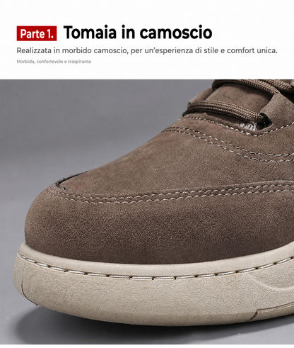 🎁Ultimo giorno per approfittare dello sconto del 50%, non perdertelo! ⏰Realizzate in pelle di vitello australiana🐂Supporto per il piede - allevia il dolore ai piedi✅Impermeabili e antiscivolo, comode da indossare✅Eleganti e versatili.