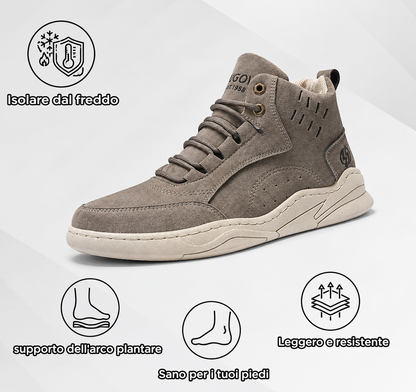 🎁Ultimo giorno per approfittare dello sconto del 50%, non perdertelo! ⏰Realizzate in pelle di vitello australiana🐂Supporto per il piede - allevia il dolore ai piedi✅Impermeabili e antiscivolo, comode da indossare✅Eleganti e versatili.