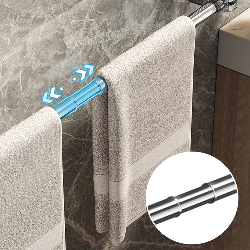🚿 Nem akarsz fúrni a csempébe? – Állítható törülközőtartó tapadókoronggal, fúrás nélkül
