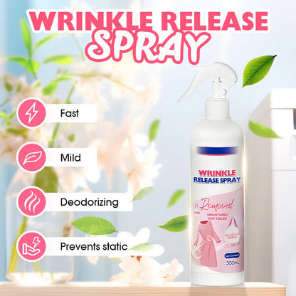 🌿 Utálsz vasalni? – Ránctalanító spray kíméletes szövetekhez, vasalás nélkül!