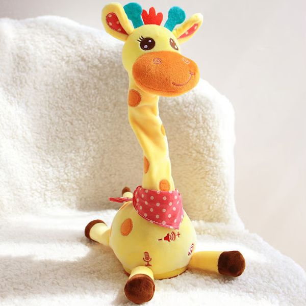 🦒 Gyermeked unja a csendes plüssjátékokat? – Ez a zsiráf mozog, táncol és hangokat ad, így aktív szórakozást nyújt a kicsiknek