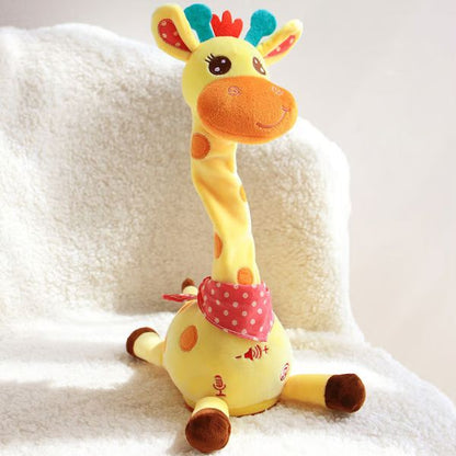 🦒 Gyermeked unja a csendes plüssjátékokat? – Ez a zsiráf mozog, táncol és hangokat ad, így aktív szórakozást nyújt a kicsiknek
