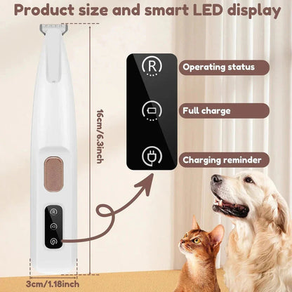 🐕 A kisállatod bundája sok gondot okoz? – Ez a borotva LED fénnyel is segít a precíz ápolásban!