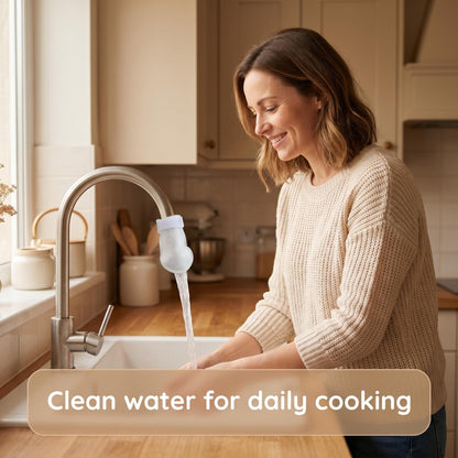 🚰 A csapvíz íze furcsa, a vízben üledék van? – Csapra szerelhető vízszűrő, ami segíthet!