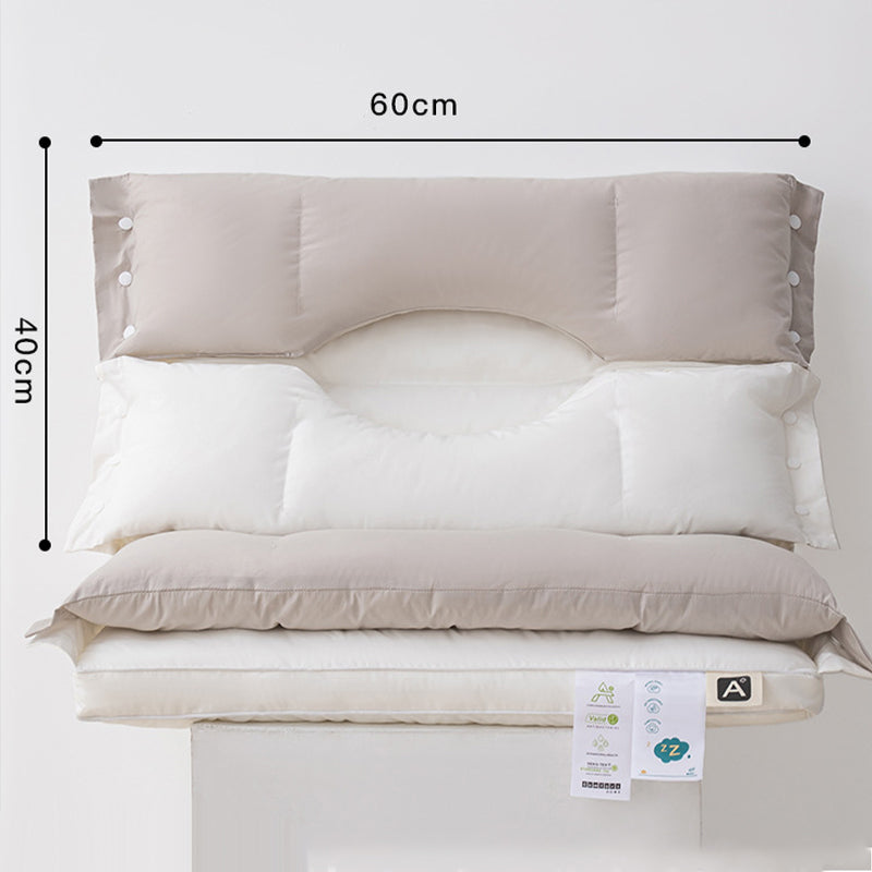 🛏️ A rossz alvópozíció miatt merev a nyaka reggelente? – Ez a kétzónás párna célzottan támogatja a fejet és a nyakat