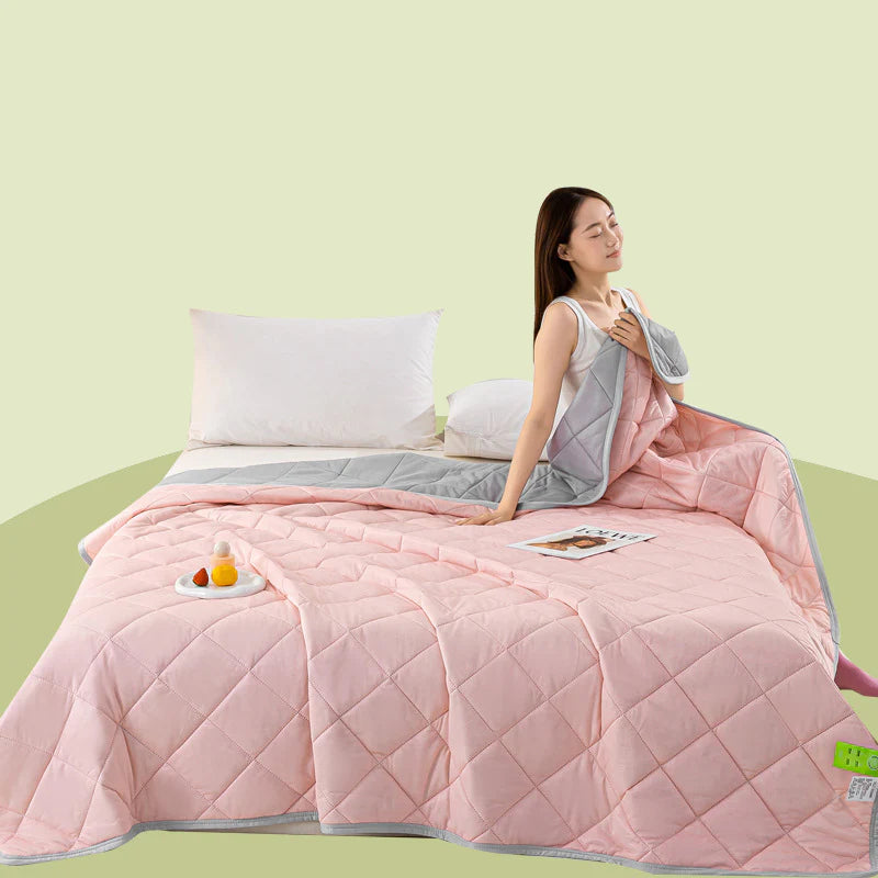 🛏️ Az izzadós éjszakák tönkreteszik az alvást? – Ez a hűsítő takaró segít szabályozni a hőmérsékletet!