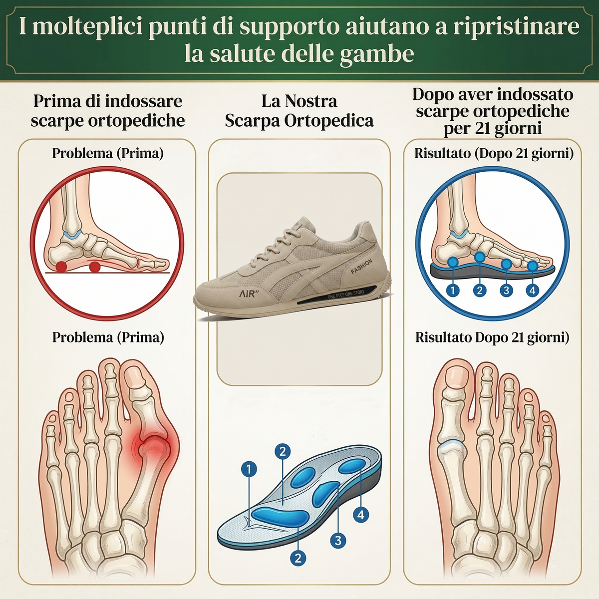 🔥 Offerta speciale di oggi con il 50% di sconto🎁Scarpe ortopediche da camminata da uomo ✅ Traspiranti e antiscivolo - Dì addio al dolore ai piedi e goditi un comfort che dura tutto il giorno!