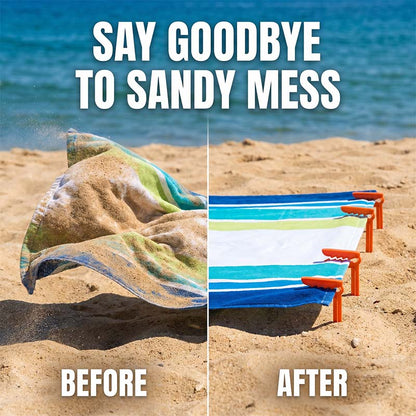 🌊 A szél folyton elfújja a plédod a strandon? – Szélbiztos strandpaplan csipesz homokba és fűbe!🏖️