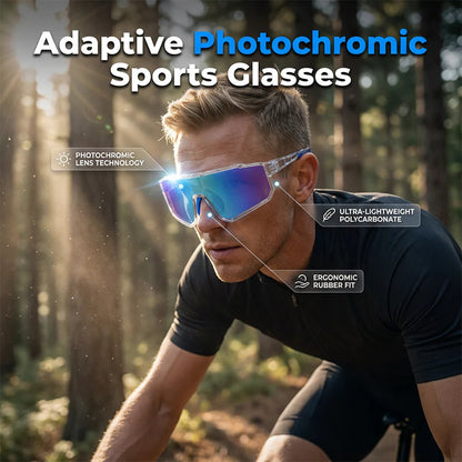 👓 Fotokromatikus lencsék, UV-védelem, könnyű keret – Praktikus és sokoldalú szemüveg sportoláshoz és szabadtéri programokhoz