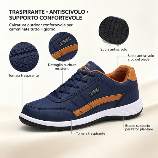 🎁Ultimo giorno per approfittare dello sconto del 50%, non perdertelo! ⏰Realizzate in pelle di vitello australiana🐂Supporto per il piede - allevia il dolore ai piedi✅Impermeabili e antiscivolo, comode da indossare✅Eleganti e versatili.