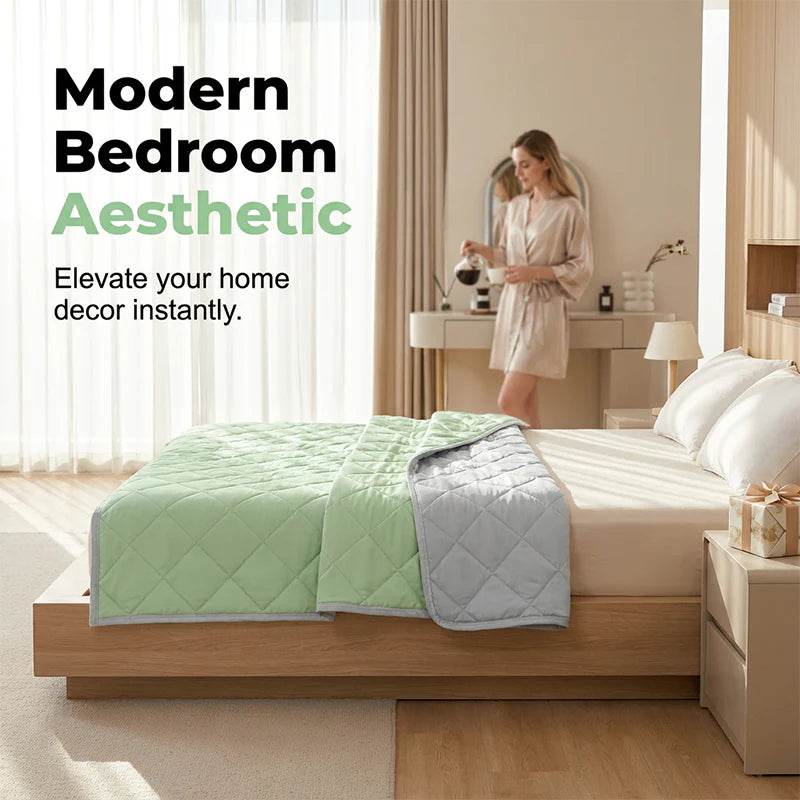 🛏️ Az izzadós éjszakák tönkreteszik az alvást? – Ez a hűsítő takaró segít szabályozni a hőmérsékletet!