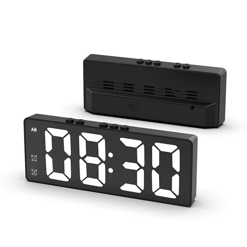 ⏰ Nehezen kelsz fel reggelente? – Minimalista digitális ébresztőóra hálószobába és irodába!