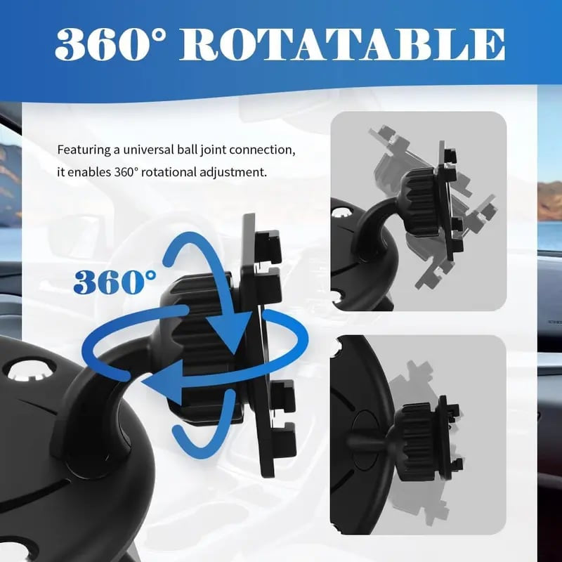 360°-ban forgatható CD-tartó autós tartó | MENTRIX