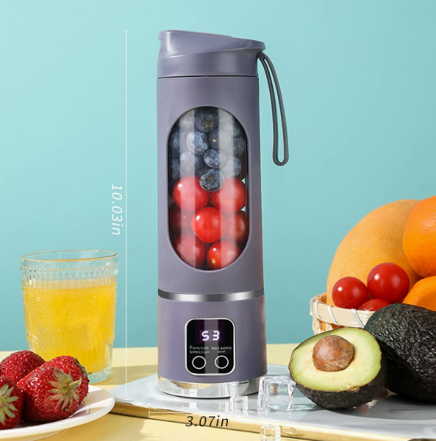 🥤 Nincs időd reggel gyümölcslevet készíteni? – 450 ml-es vezeték nélküli centrifuga-pohár!