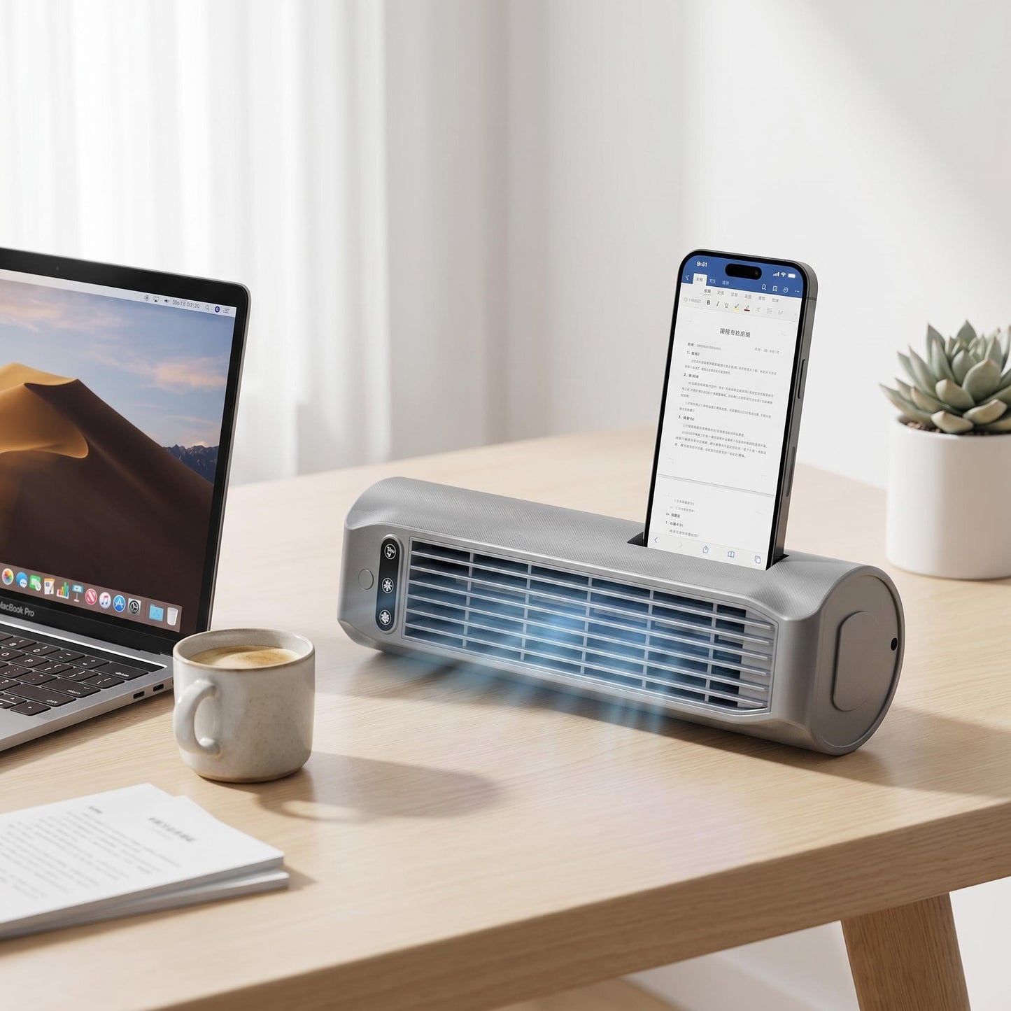 🌬️ A hagyományos ventilátorok zajosak és nehezen tisztíthatók? – Ez a lapát nélküli modell csendes és könnyen karbantartható!