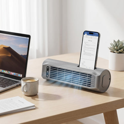 🌬️ A hagyományos ventilátorok zajosak és nehezen tisztíthatók? – Ez a lapát nélküli modell csendes és könnyen karbantartható!