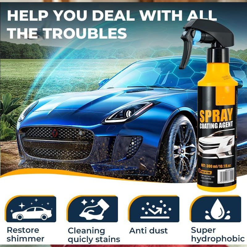 💧 Az esőcseppek és szennyeződések rontják az autó fényezését? – Ez a spray hidrofób réteget képez a felületen