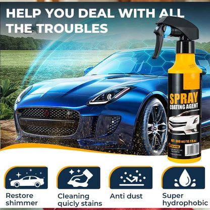 💧 Az esőcseppek és szennyeződések rontják az autó fényezését? – Ez a spray hidrofób réteget képez a felületen