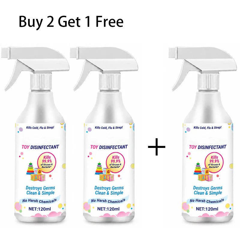 🧸 A kedvenc játékaid koszosak és nehezen tisztíthatók? – Ez a spray szivaccsal egyszerű megoldást kínál!