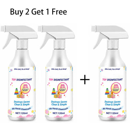 🧸 A kedvenc játékaid koszosak és nehezen tisztíthatók? – Ez a spray szivaccsal egyszerű megoldást kínál!