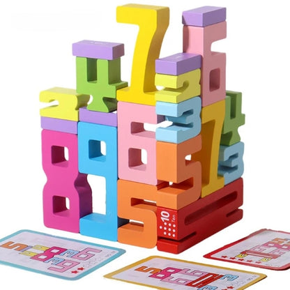 Fa számos kocka Montessori, 20 db | MOLNEX