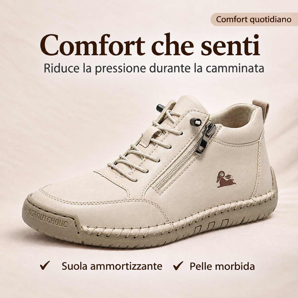 Scarpe da uomo🎁Ultimo giorno per approfittare dello sconto del 50%, non perdertelo! ⏰Realizzate in pelle di vitello australiana🐂Supporto per il piede - allevia il dolore ai piedi✅Impermeabili e antiscivolo, comode da indossare✅Eleganti e versatili.