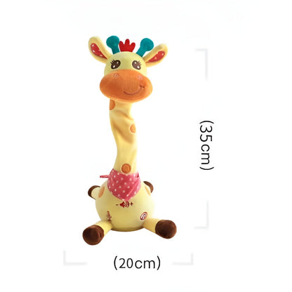 🦒 Gyermeked unja a csendes plüssjátékokat? – Ez a zsiráf mozog, táncol és hangokat ad, így aktív szórakozást nyújt a kicsiknek