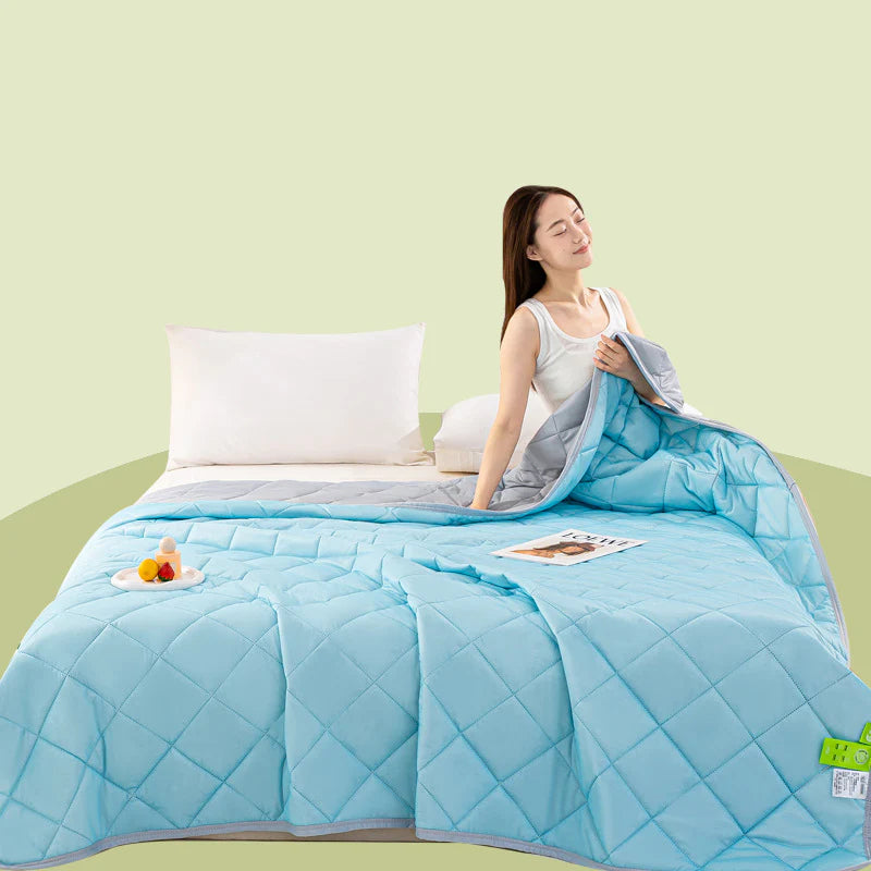 🛏️ Az izzadós éjszakák tönkreteszik az alvást? – Ez a hűsítő takaró segít szabályozni a hőmérsékletet!