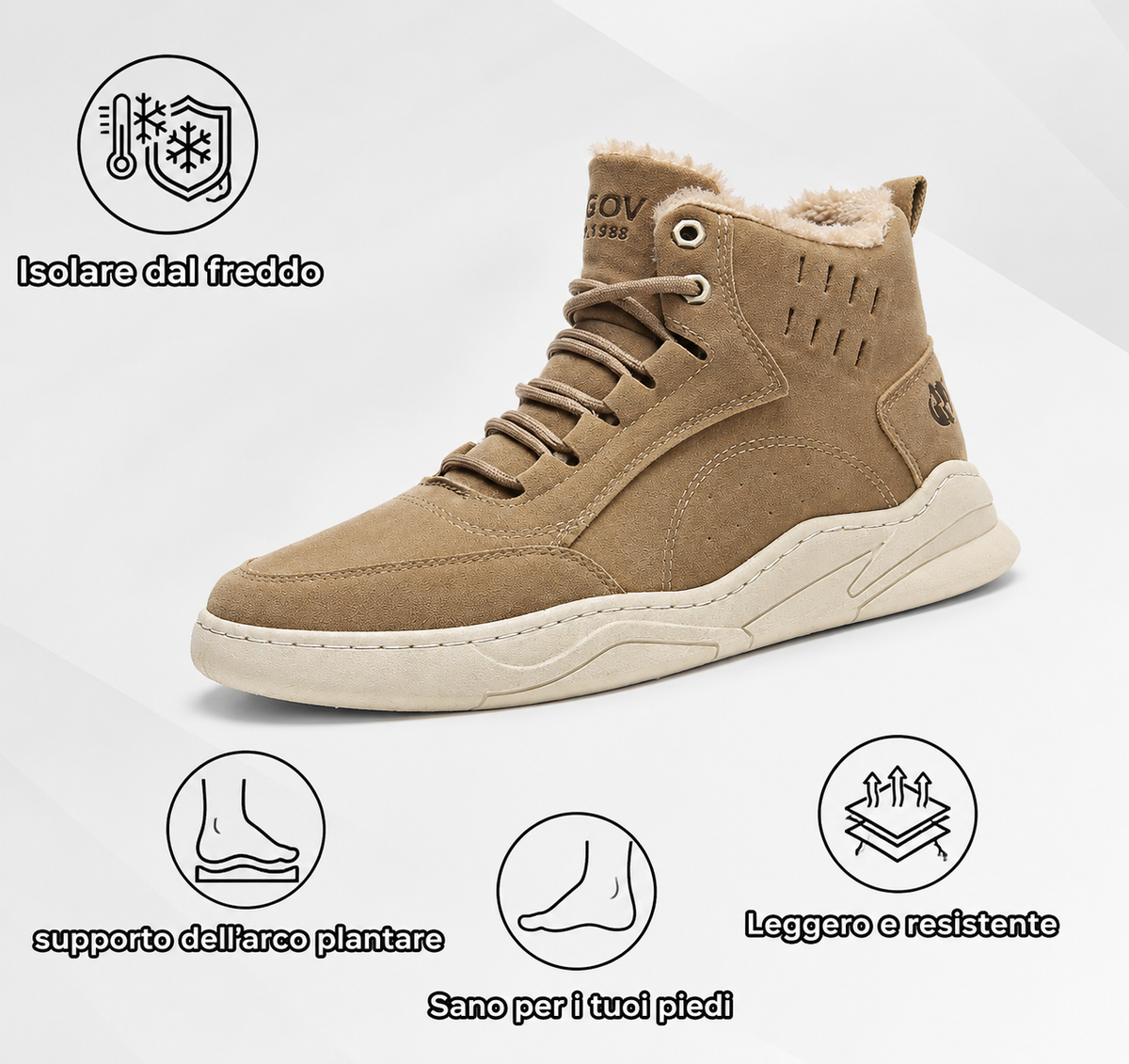 🎁Ultimo giorno per approfittare dello sconto del 50%, non perdertelo! ⏰Realizzate in pelle di vitello australiana🐂Supporto per il piede - allevia il dolore ai piedi✅Impermeabili e antiscivolo, comode da indossare✅Eleganti e versatili.
