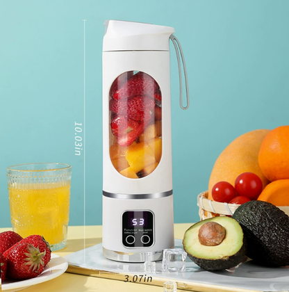 🥤 Nincs időd reggel gyümölcslevet készíteni? – 450 ml-es vezeték nélküli centrifuga-pohár!