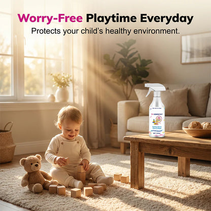 🧸 A kedvenc játékaid koszosak és nehezen tisztíthatók? – Ez a spray szivaccsal egyszerű megoldást kínál!