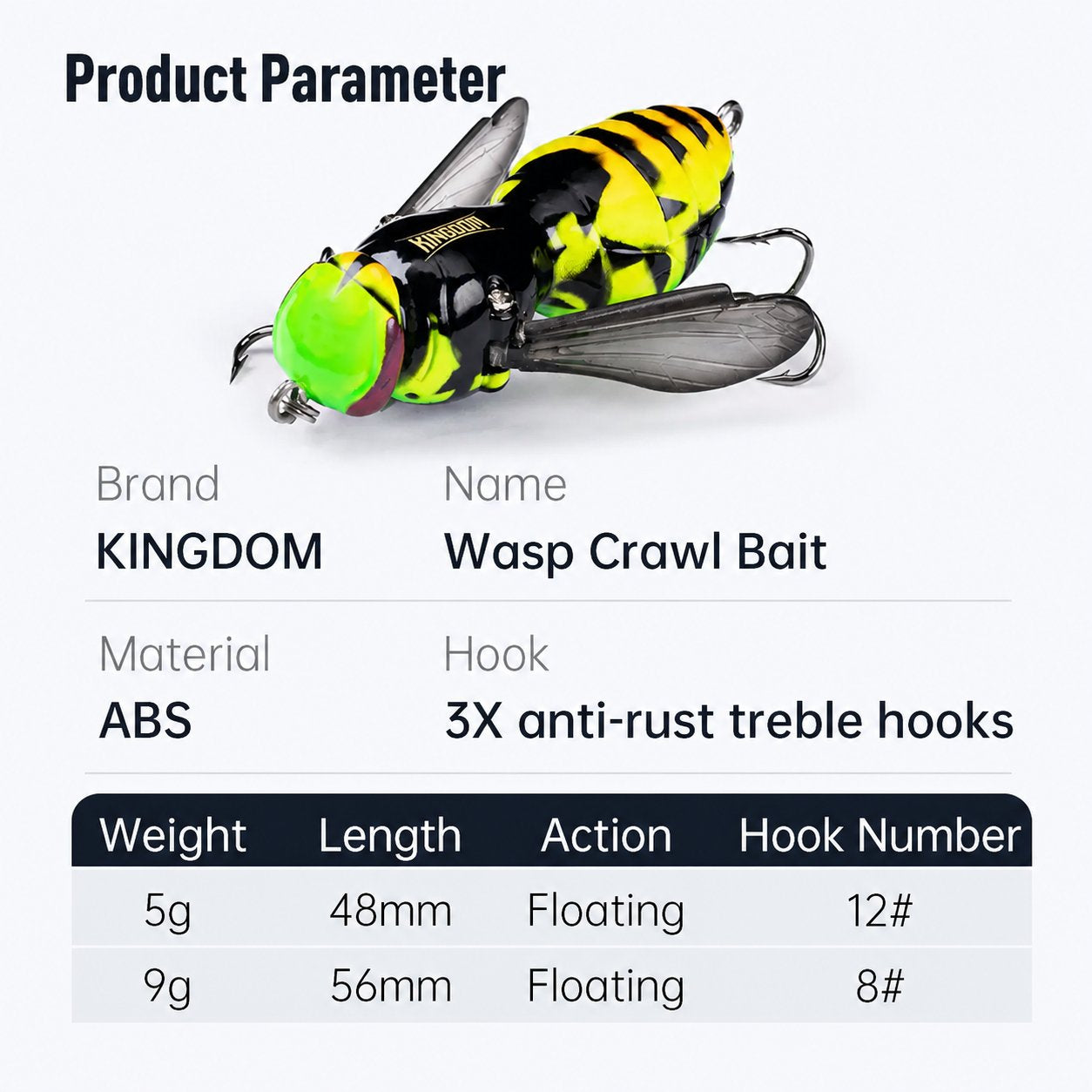 Bionic Wasp felszíni csali | KELVEX