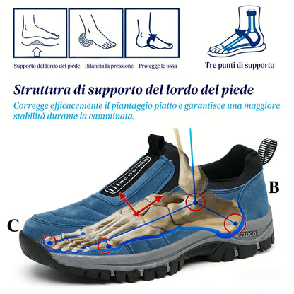 🎁Ultimo giorno per approfittare dello sconto del 50%! Non perdere l'occasione! ⏰ Allevia il dolore ai piedi e la fascite plantare: scarpe ortopediche impermeabili e antiscivolo.